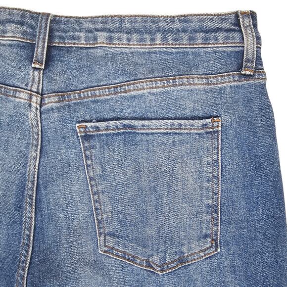 NWT Kut From the Kloth Jeans Womens Size 14 Wide Leg Sienna Rolled Hem Stretch - Picture 8 of 16